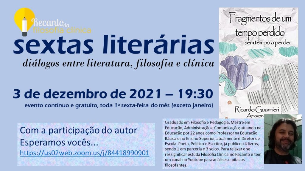 Encontro literário no ambiente da Filosofia Clínica – ANFIC